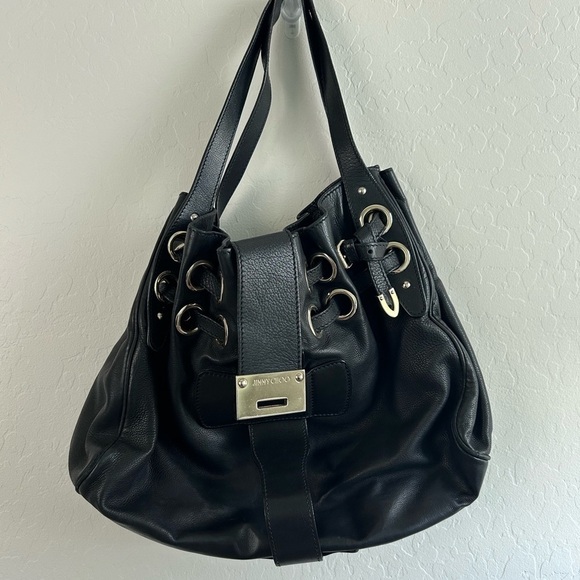 Jimmy Choo Black Hobo Bag - Picture 2 of 4